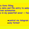 web scraping, data mining with website automation, email extraction collection